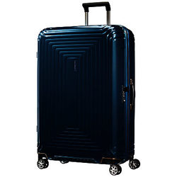 Samsonite Neopulse 75cm Spinner 4-Wheel Large Suitcase Metallic Blue